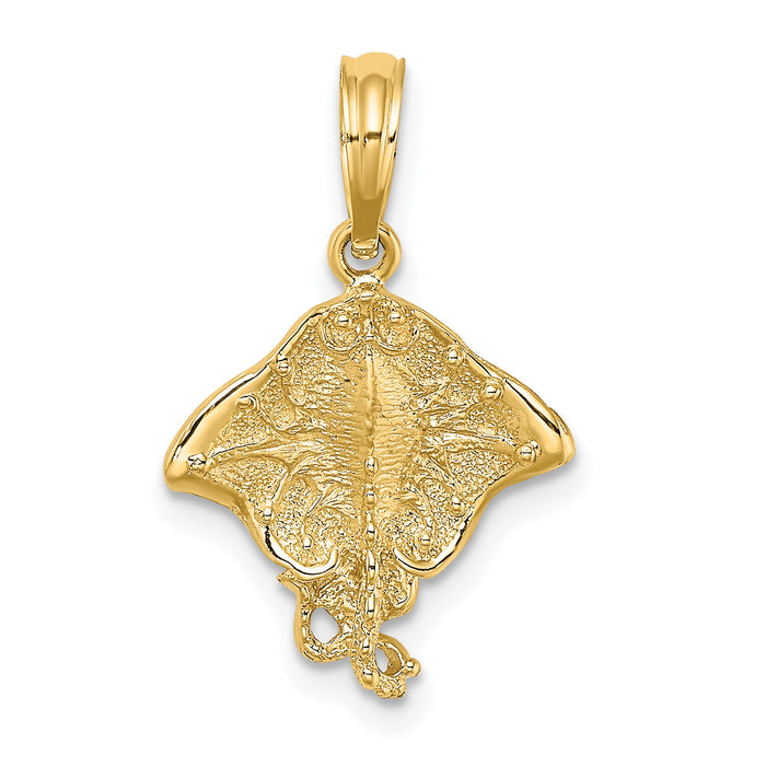 14K Stingray Charm-K7578