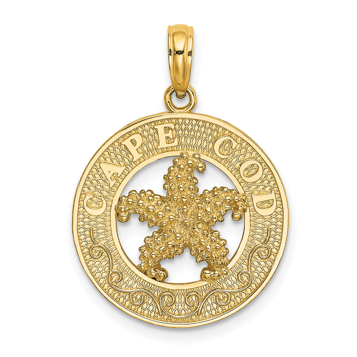 14K CAPE COD Starfish Charm-K7595