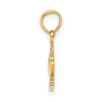 14K BAHAMAS Cruise Ship Charm-K7596
