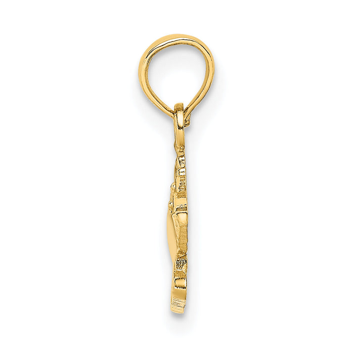 14K BAHAMAS Cruise Ship Charm-K7596