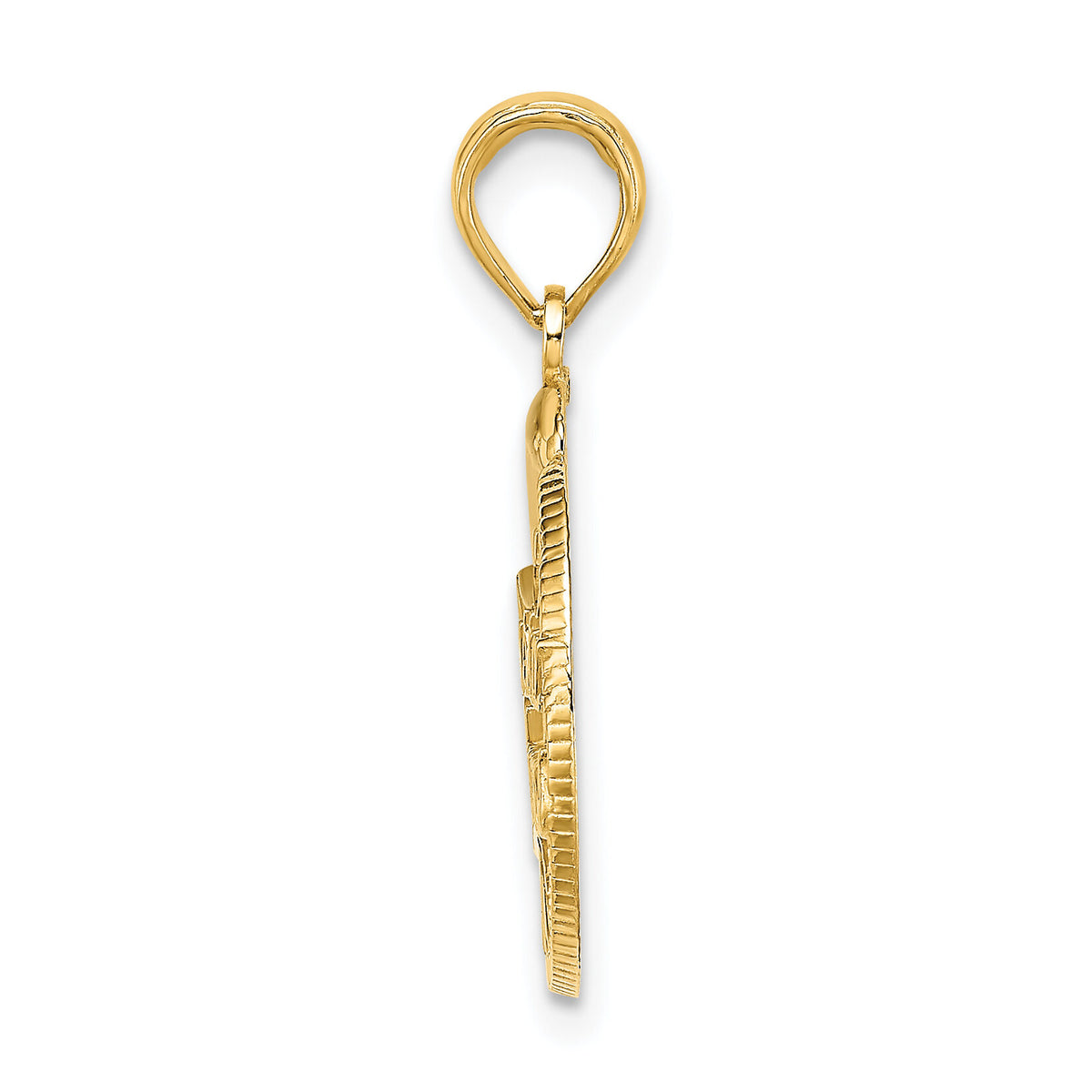 14K Nassau BAHAMAS Dolphin Charm-K7600