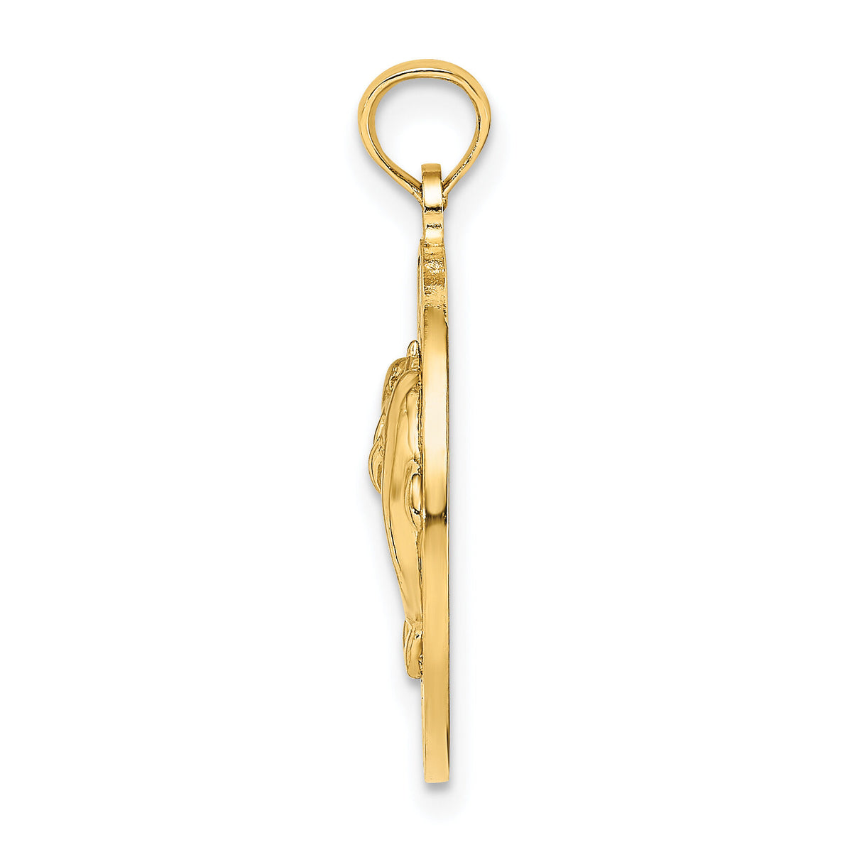 14K BAHAMAS Dolphin Charm-K7602