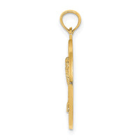 14K KEY WEST w/Palm Tree Circle Charm-K7606