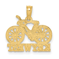14K KEY WEST Bicycle Charm-K7610