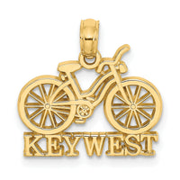14K KEY WEST Bicycle Charm-K7610