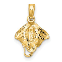 14K Stingray Charm-K7624