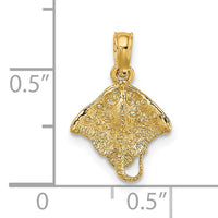 14K Stingray Charm-K7624