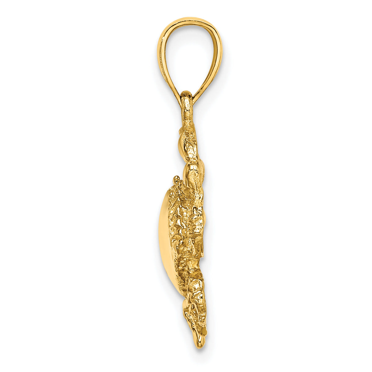 14K Crab Charm-K7629