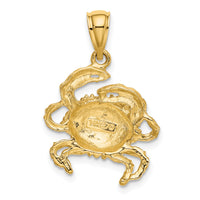14K Crab Charm-K7629