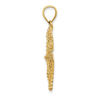 14K Starfish Pierced Charm-K7631