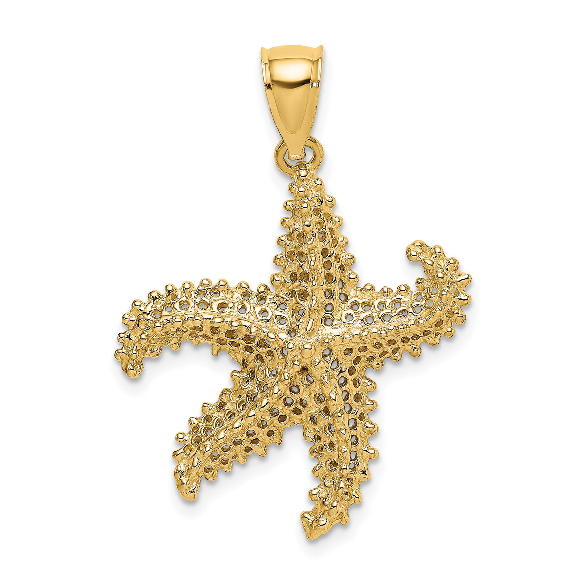14K Starfish Pierced Charm-K7631