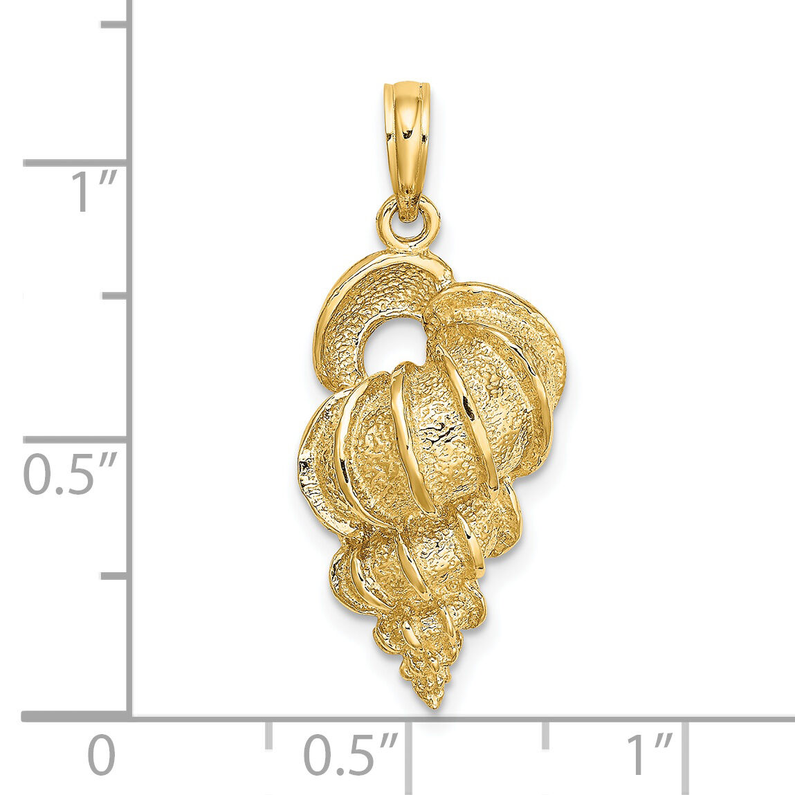 14K Wentletrap Shell Charm-K7633