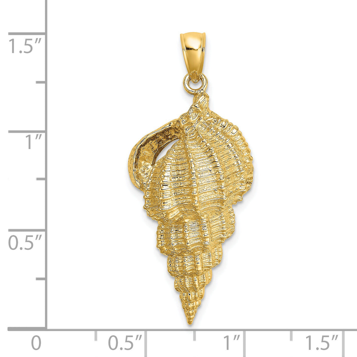 14K Wentletrap Shell Charm-K7634