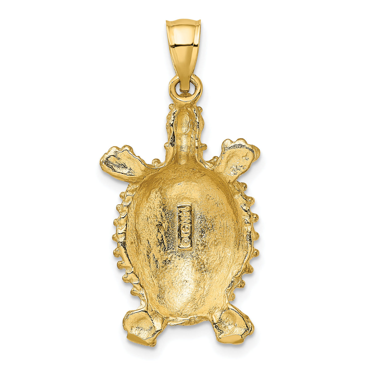 14K Land Turtle Charm-K7643