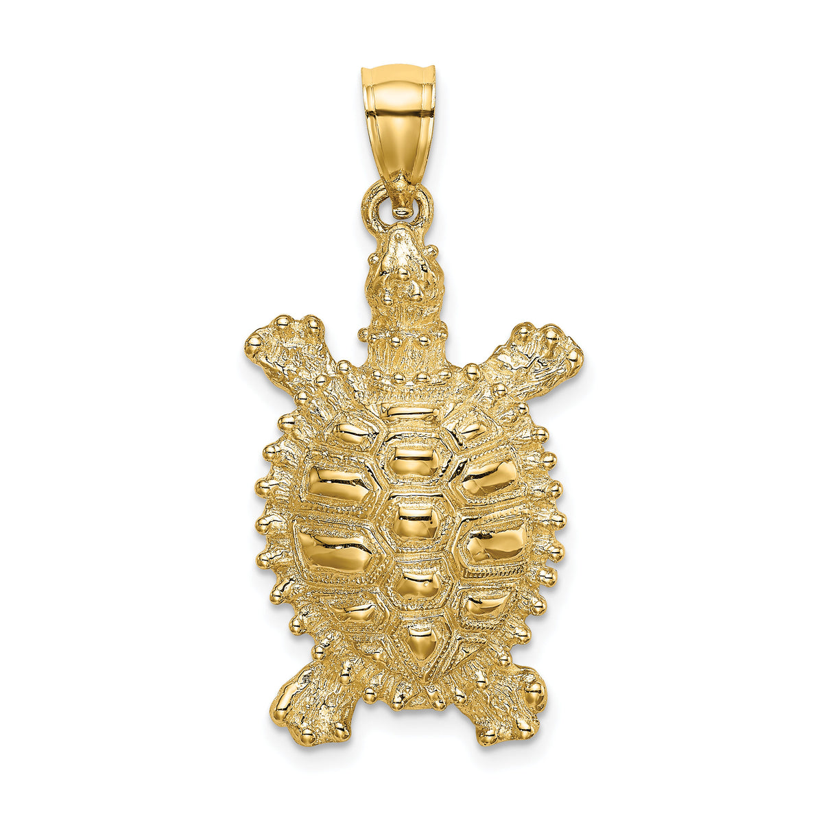 14K Land Turtle Charm-K7643