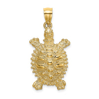 14K Land Turtle Charm-K7643