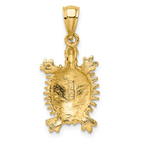 14K Land Turtle Charm-K7646
