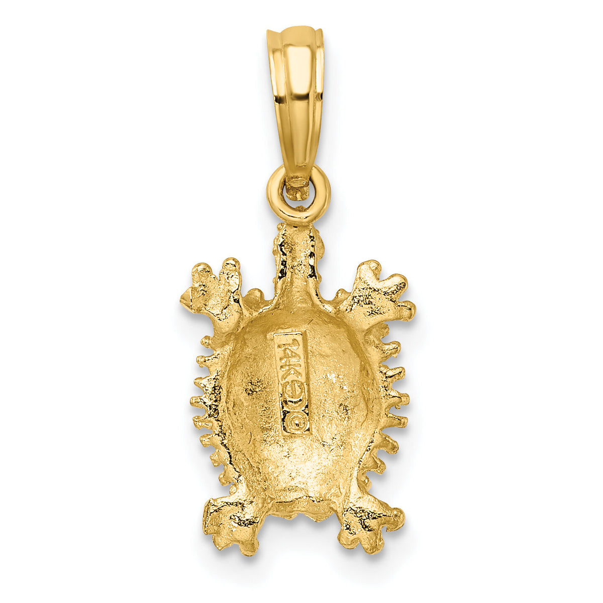 14K Land Turtle Charm-K7649