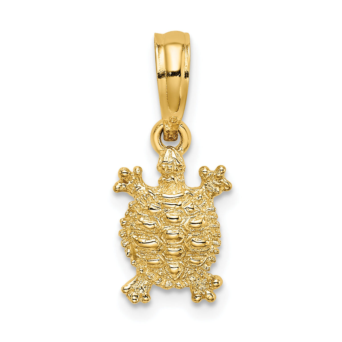 14K Land Turtle Charm-K7650