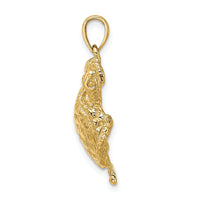 14K Textured Sea Turtle Charm-K7652