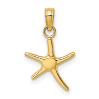 14K Polished Mini Dancing Starfish Charm-K7660