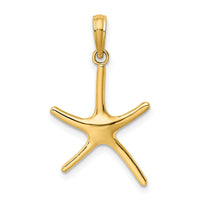 14K Dancing Starfish Charm-K7671