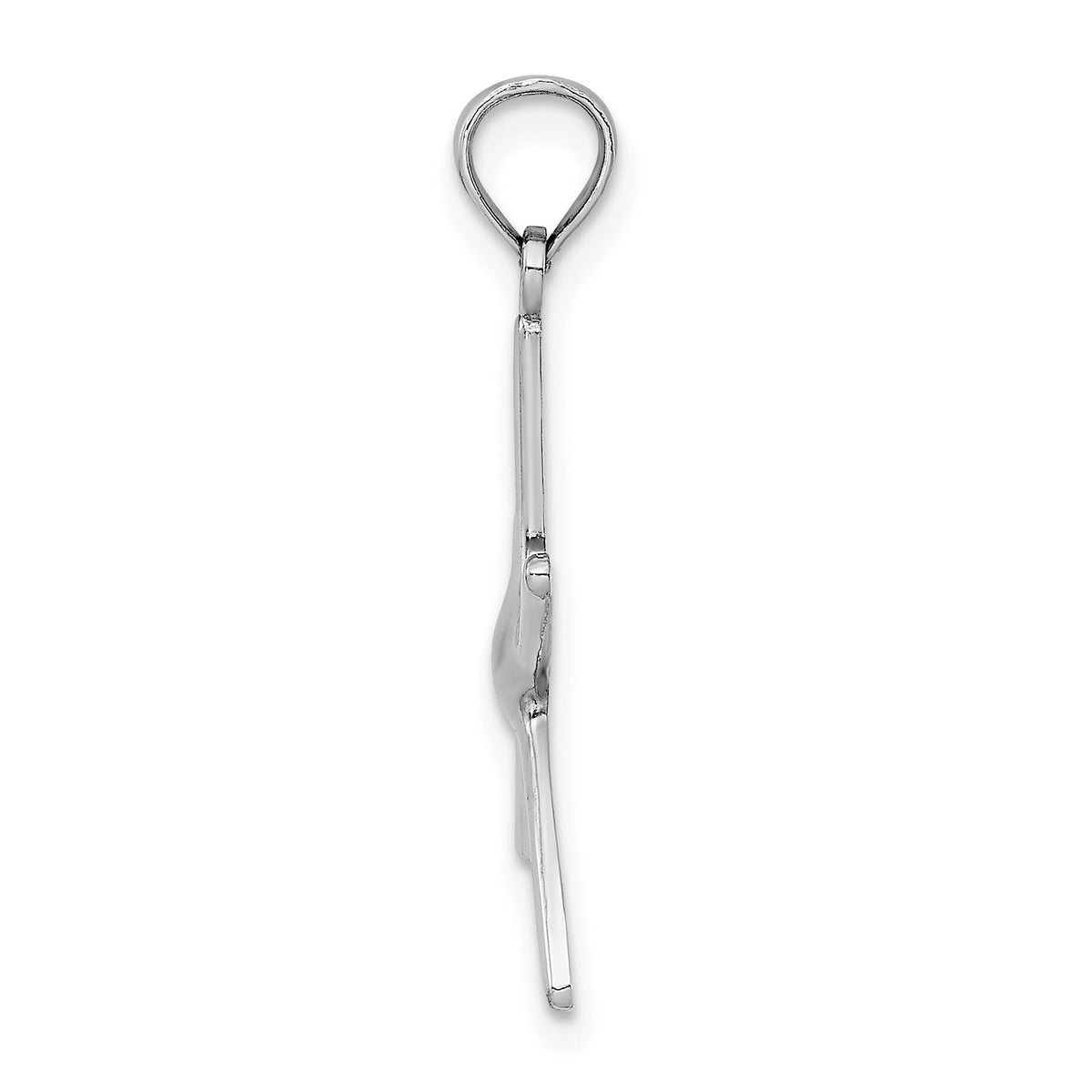 14K White Gold Dancing Starfish Charm-K7671W