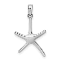 14K White Gold Dancing Starfish Charm-K7671W