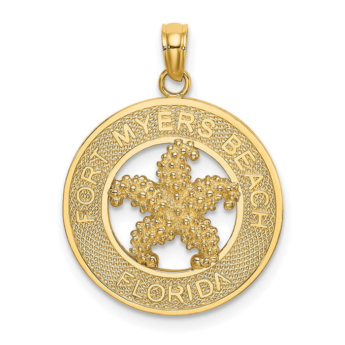 14K FT. MYERS BEACH FLORIDA w/ Starfish Charm-K7733