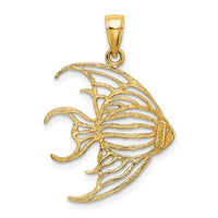14K Cut-Out Angelfish Charm-K7735