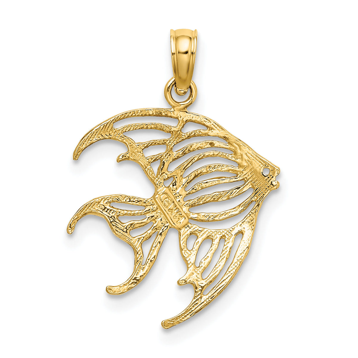14K Cut-Out Angelfish Charm-K7736