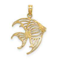 14K Cut-Out Angelfish Charm-K7736