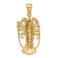 14K Florida Lobster Charm-K7745