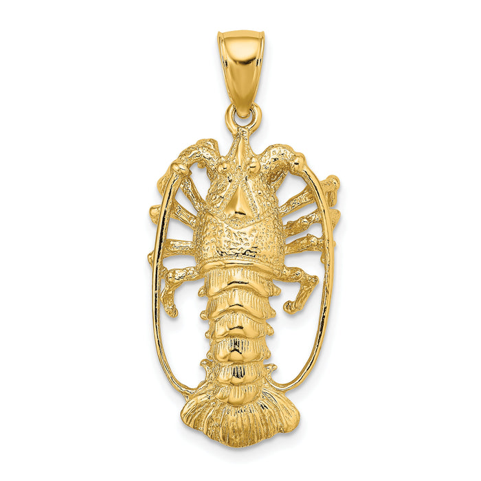 14K Florida Lobster Charm-K7745