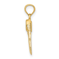 14K Scuba Flipper Charm-K7748