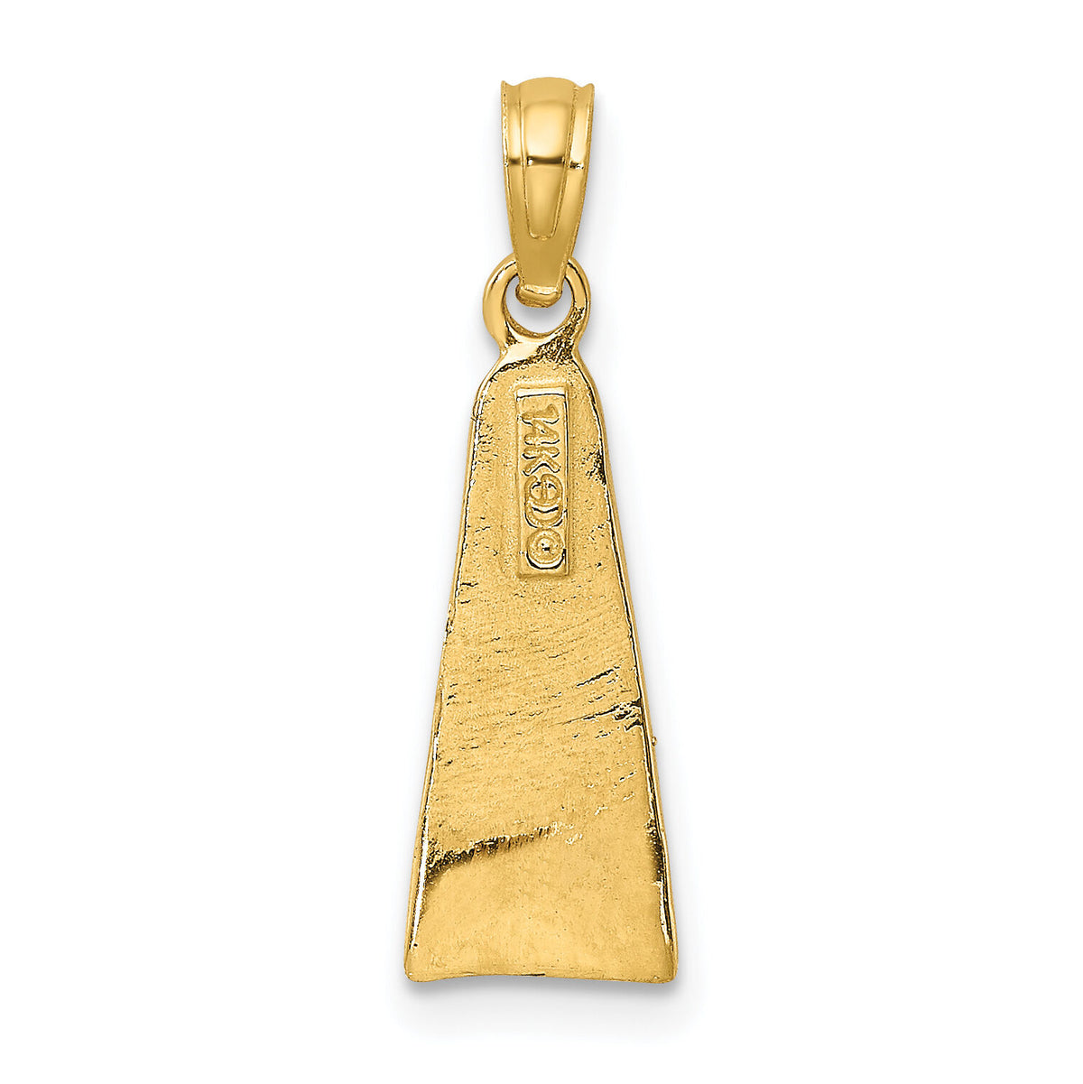 14K Scuba Flipper Charm-K7748