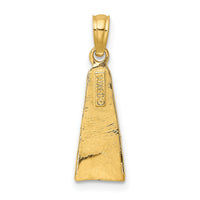 14K Scuba Flipper Charm-K7748