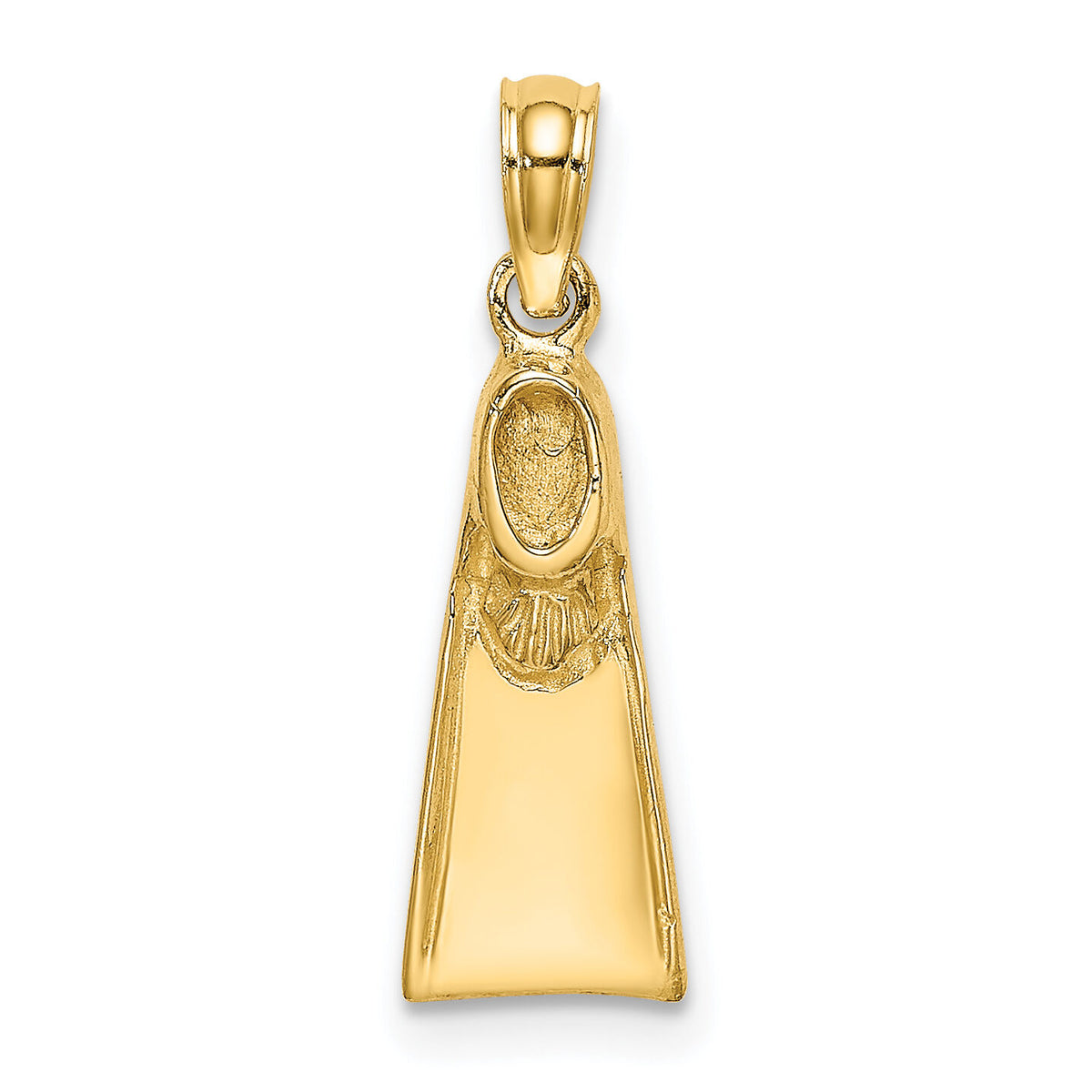 14K Scuba Flipper Charm-K7748