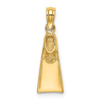 14K Scuba Flipper Charm-K7748