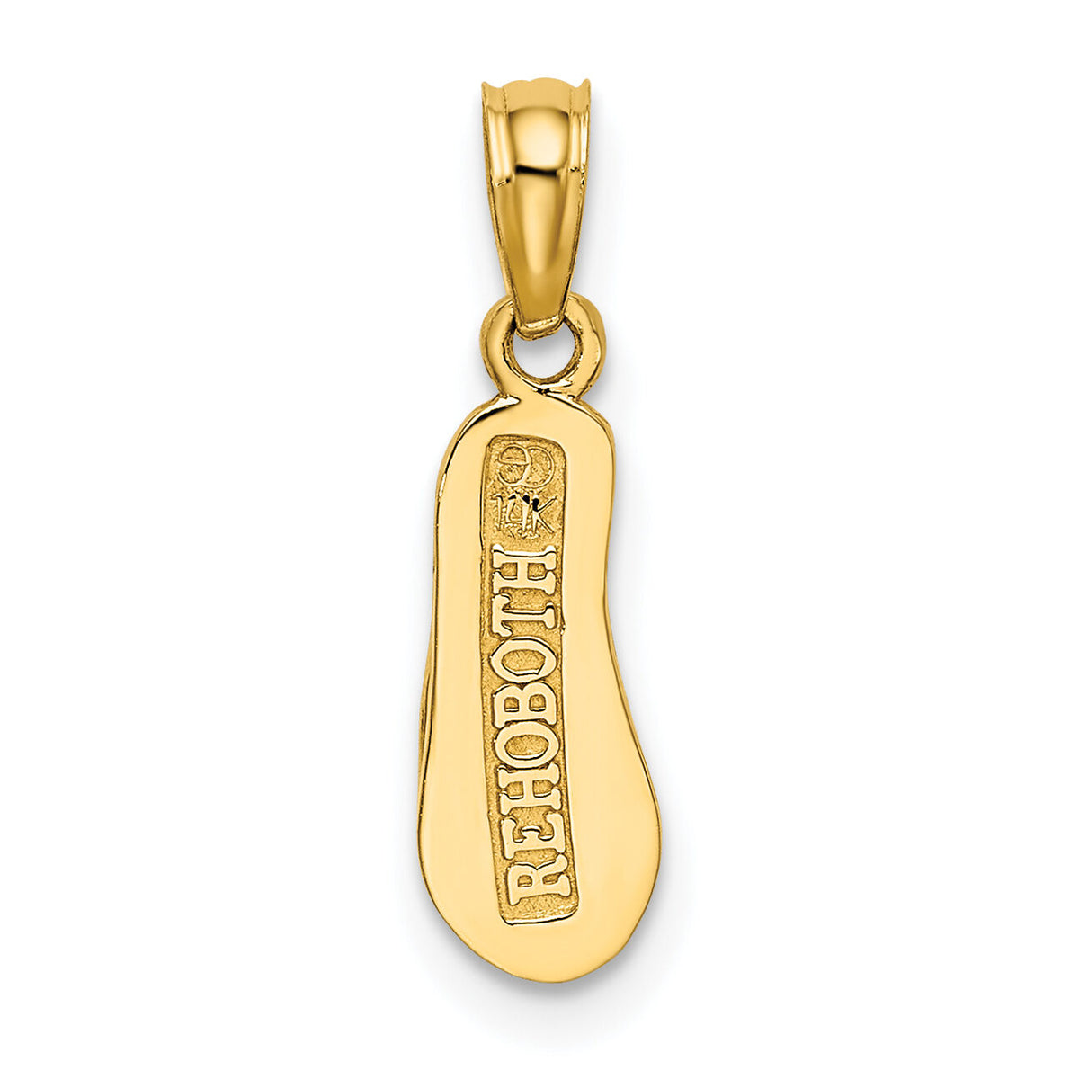 14K 3D REHOBOTH Single Flip-flop Charm-K7758