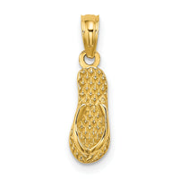14K 3D REHOBOTH Single Flip-flop Charm-K7758