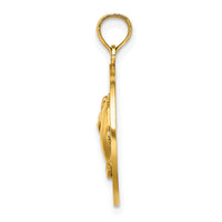 14K MYSTIC CT Dolphins Charm-K7760