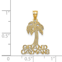 14K GRAND CAYMANS Palm Tree Charm-K7761