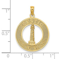 14K MYSTIC CT Lighthouse Charm-K7762