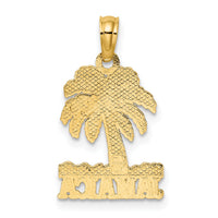 14K JAMAICA Under Palm Tree Charm-K7763