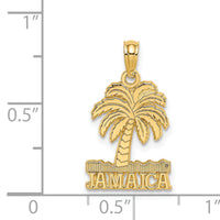 14K JAMAICA Under Palm Tree Charm-K7763