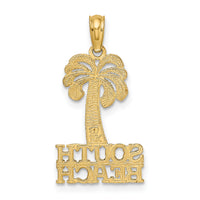 14K SOUTH BEACH Under Palm Tree Charm-K7766