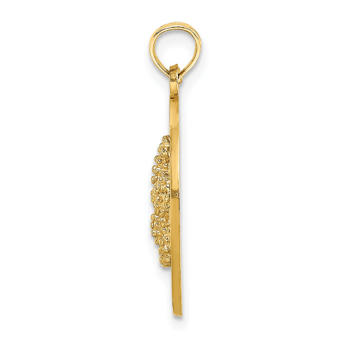 14K SANIBEL w/Starfish Circle Charm-K7775
