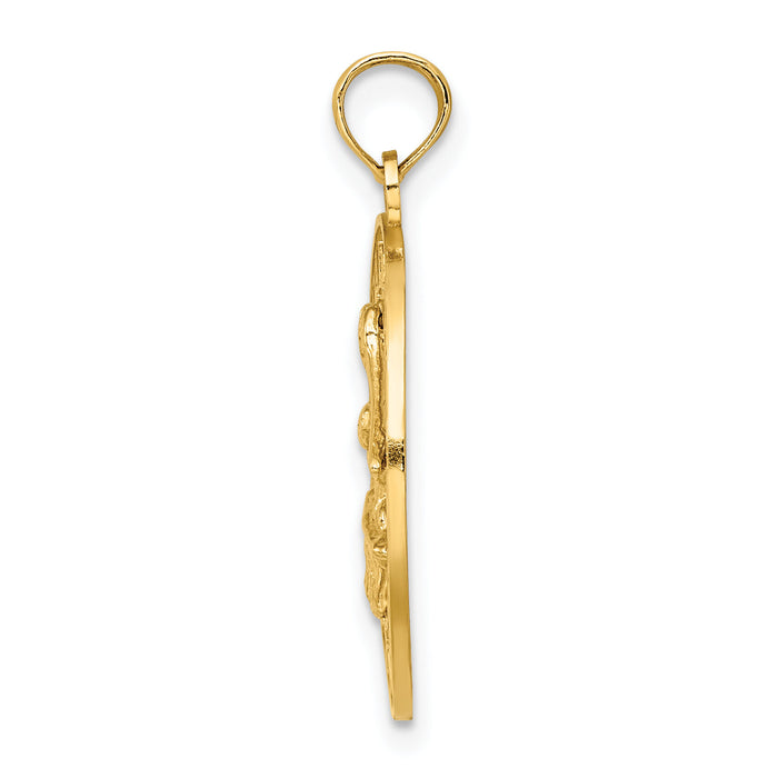 14K LAUDERDALE-BY-THE-SEA FL w/Pelican Charm-K7777