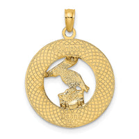 14K LAUDERDALE-BY-THE-SEA FL w/Pelican Charm-K7777